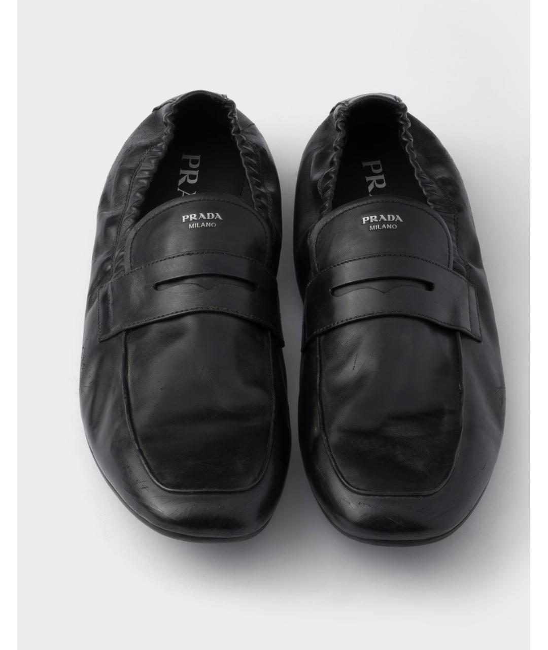 PRADA Черные лоферы, фото 4