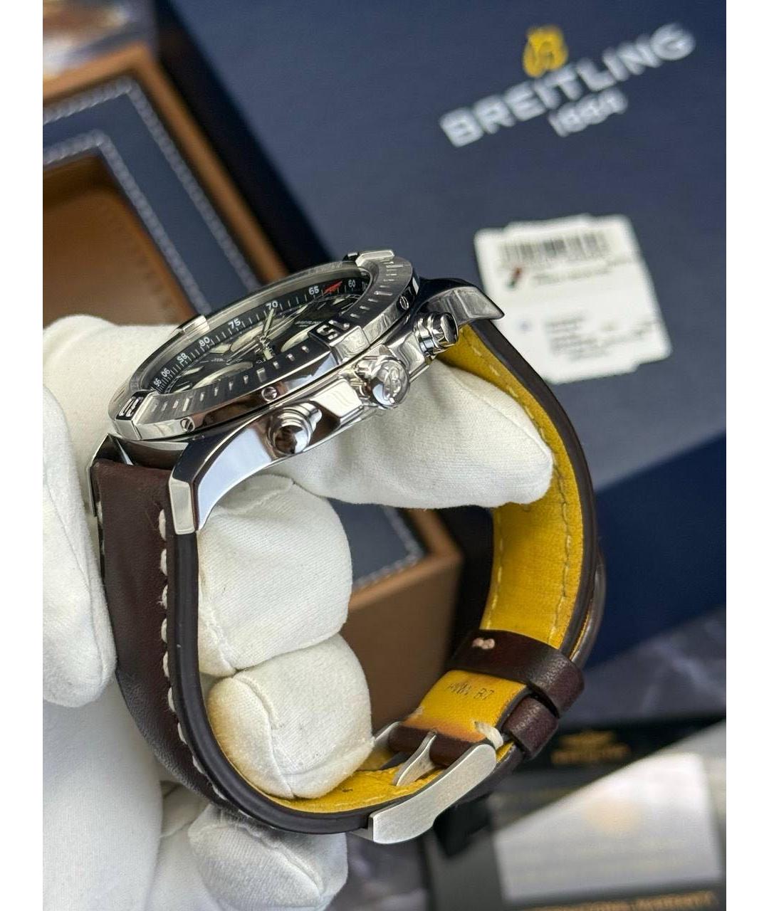 BREITLING Черные стальные часы, фото 7