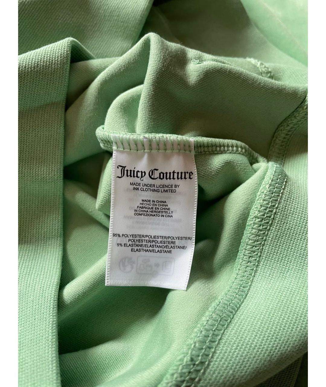 JUICY COUTURE Зеленый полиэстеровый костюм с брюками, фото 5