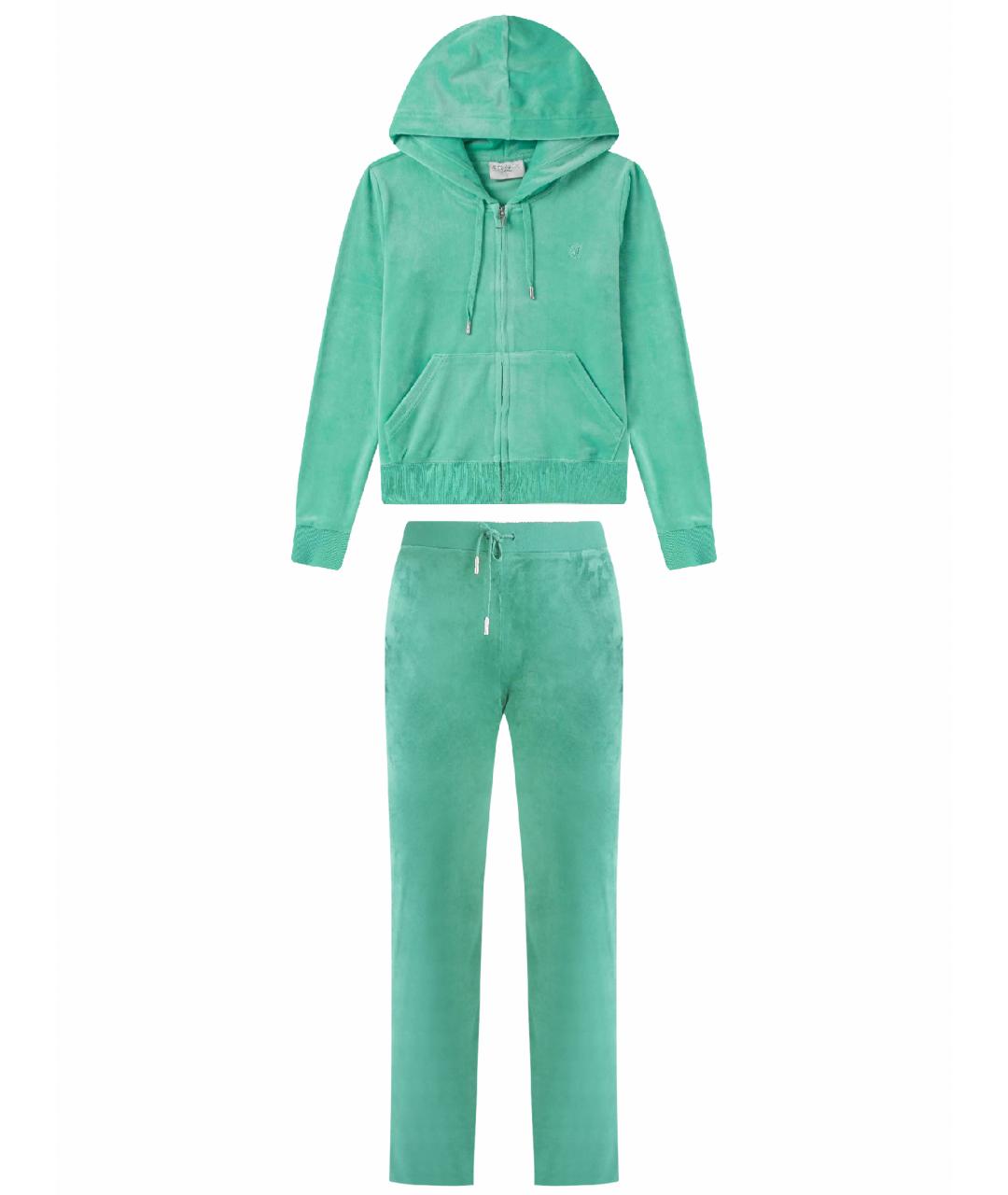 JUICY COUTURE Зеленый полиэстеровый костюм с брюками, фото 1