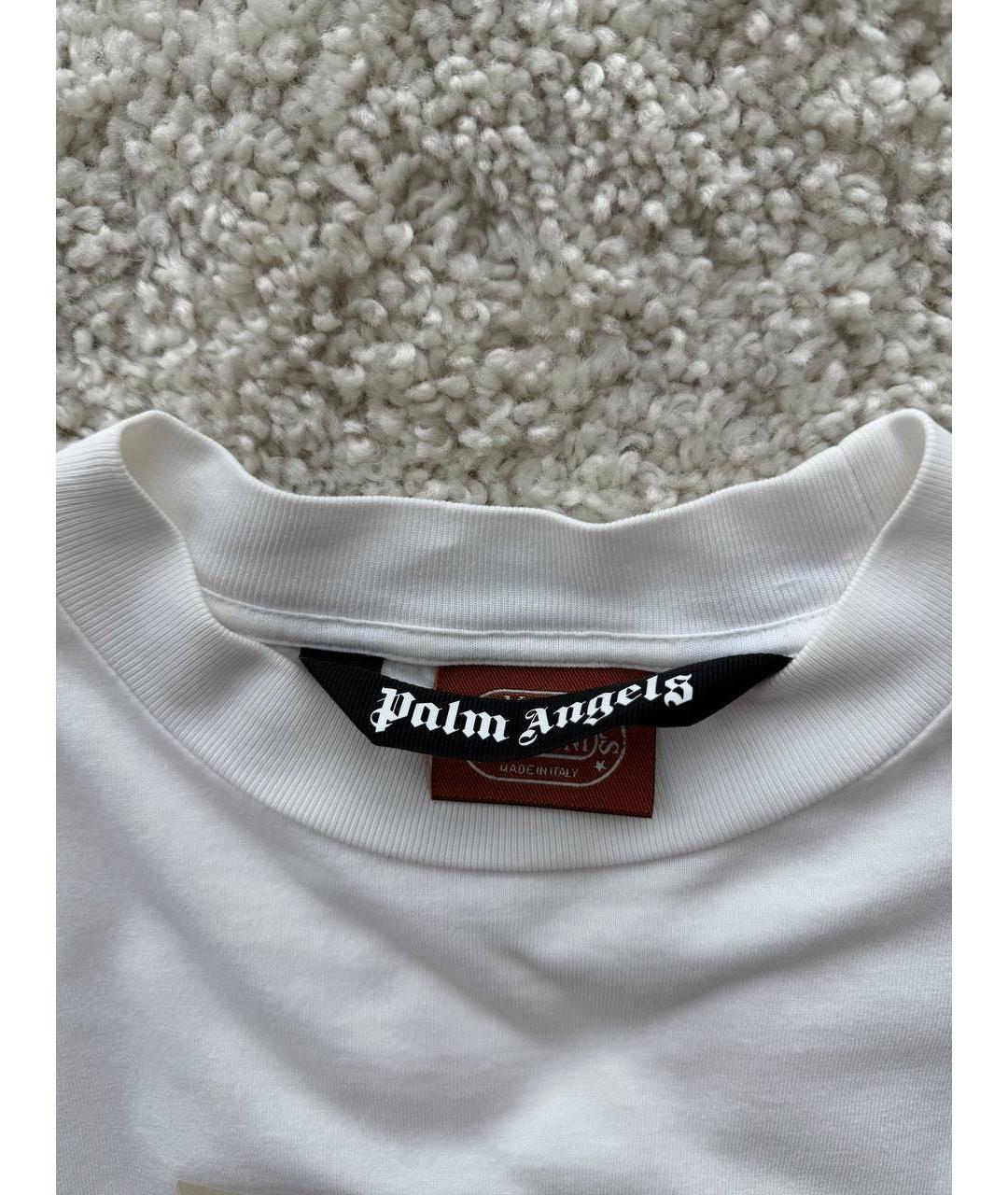 PALM ANGELS Белая футболка, фото 3