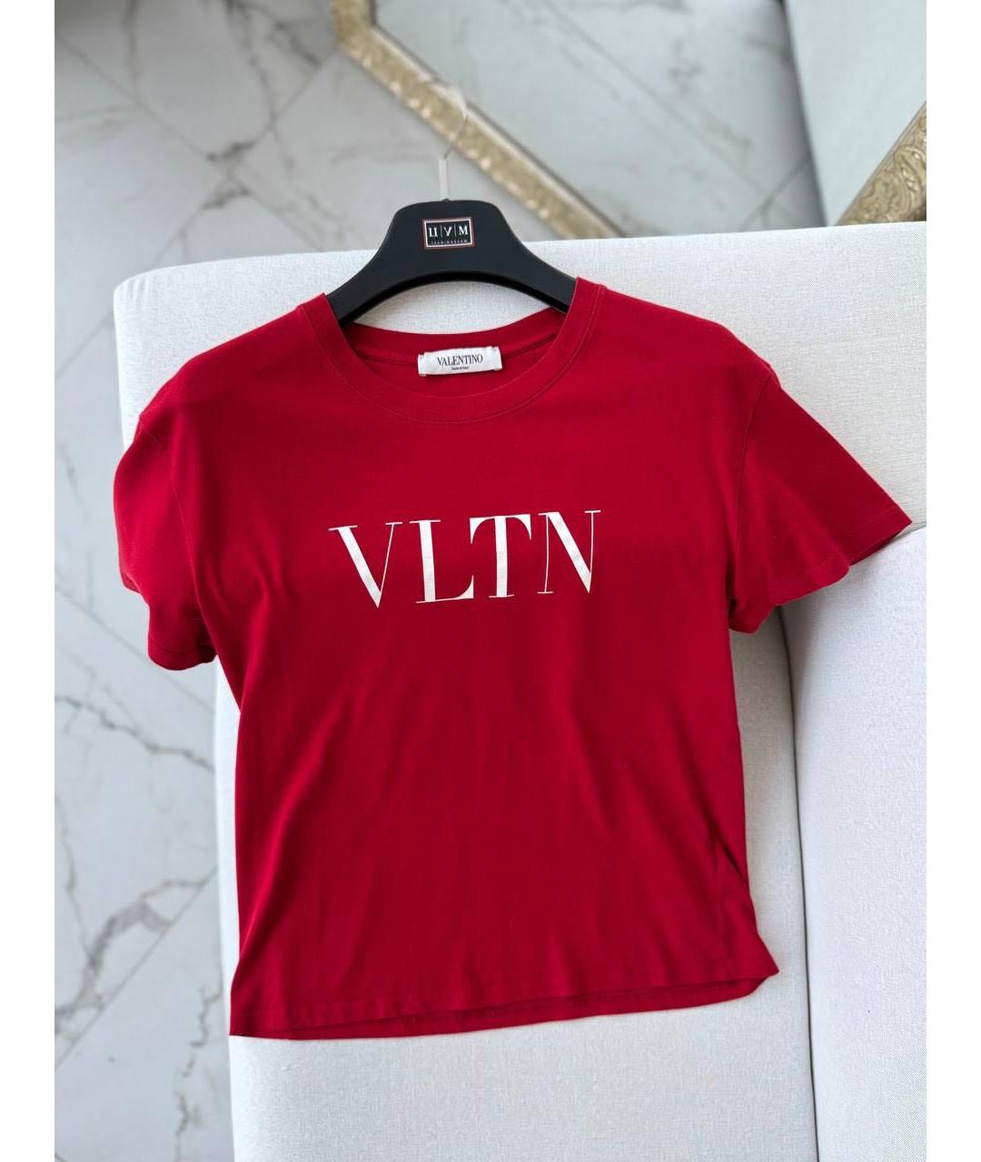 VALENTINO Красная футболка, фото 8