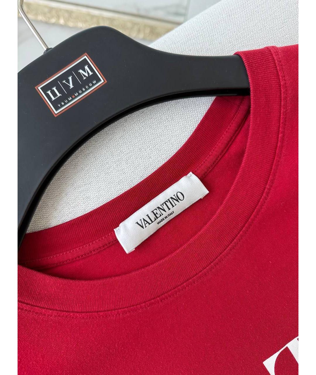 VALENTINO Красная футболка, фото 3