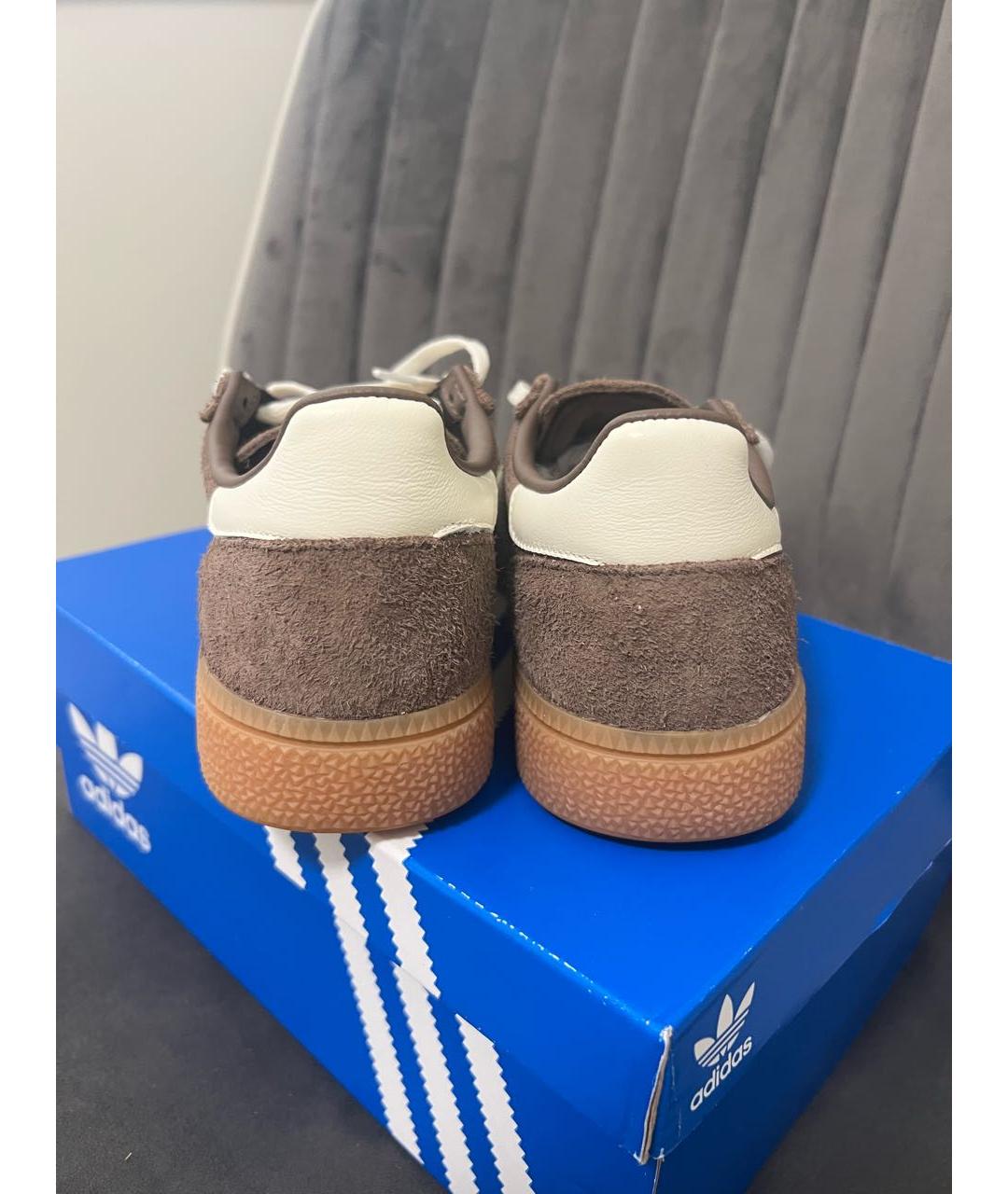 ADIDAS Коричневые замшевые кеды, фото 4