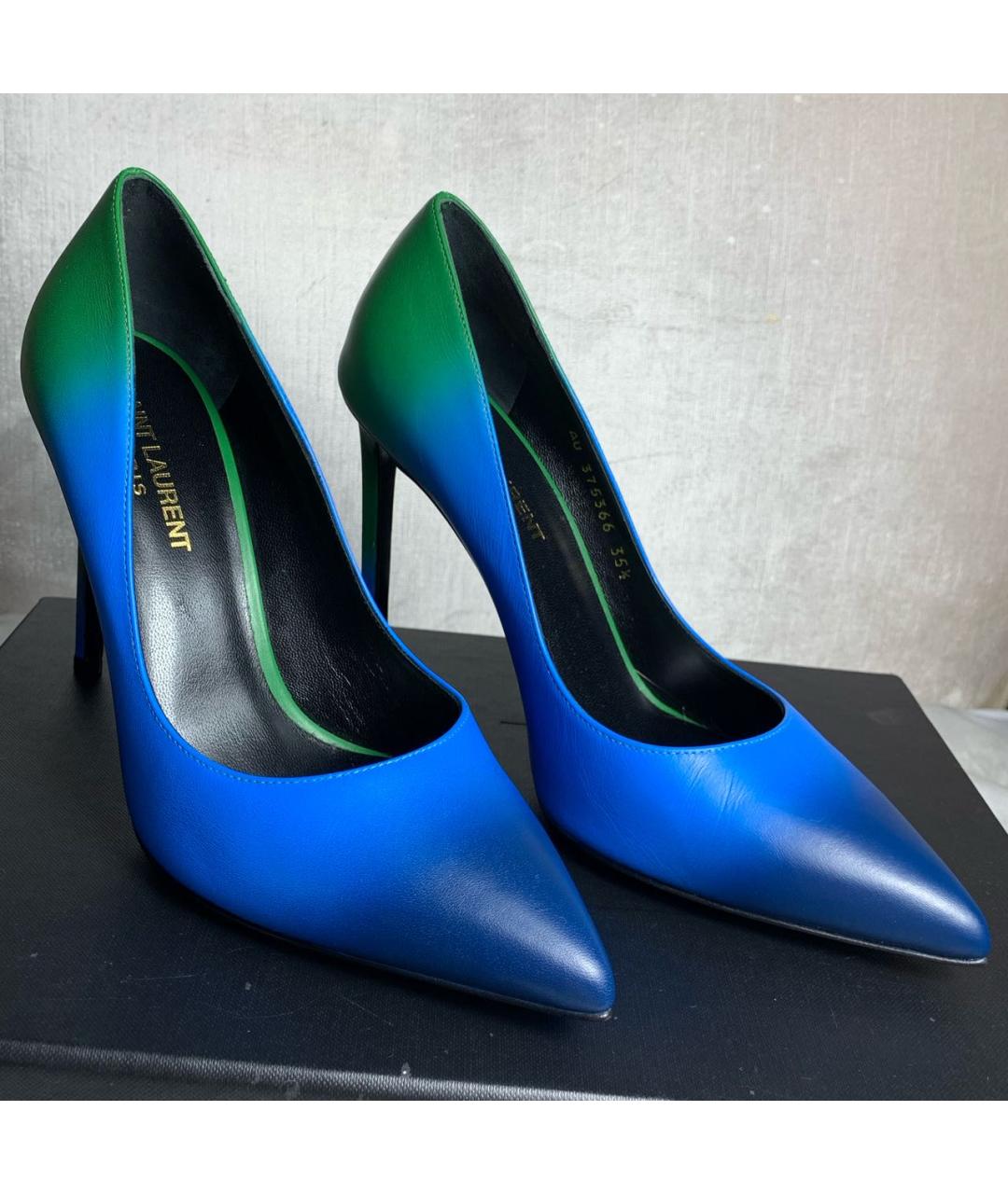 SAINT LAURENT Мульти кожаные туфли, фото 6