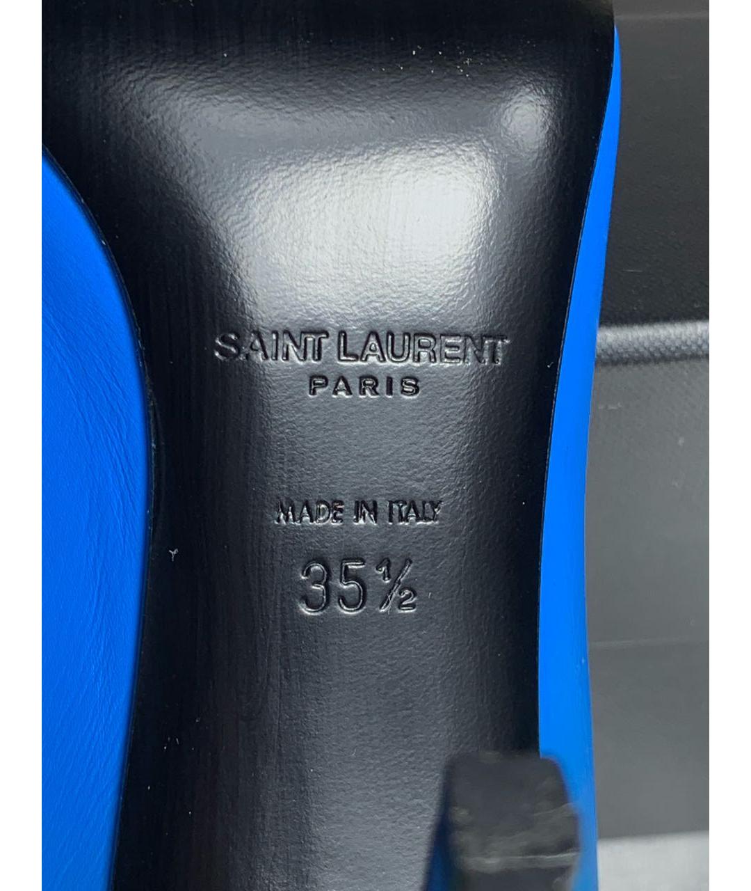 SAINT LAURENT Мульти кожаные туфли, фото 7