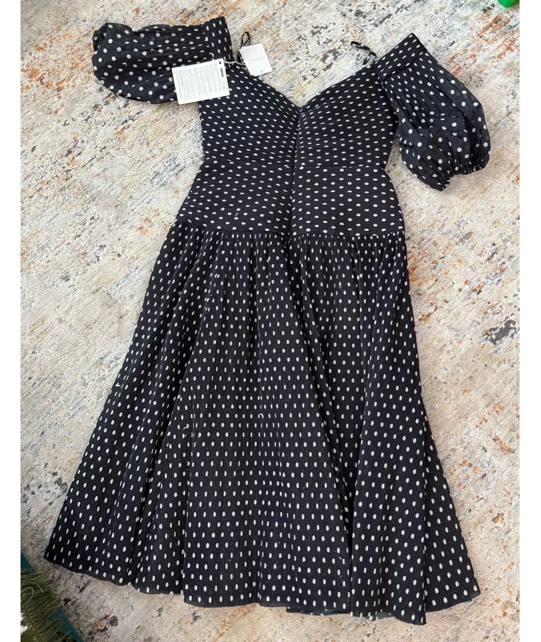 ZIMMERMANN Черное полиэстеровое вечернее платье, фото 3