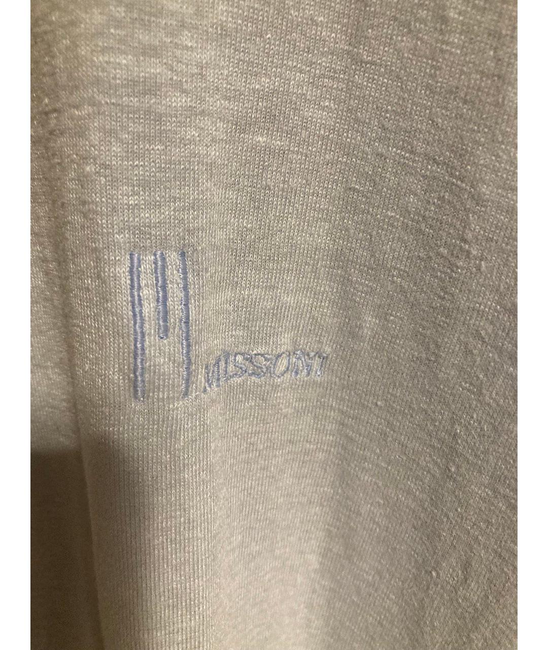 MISSONI Голубая хлопковая футболка, фото 3