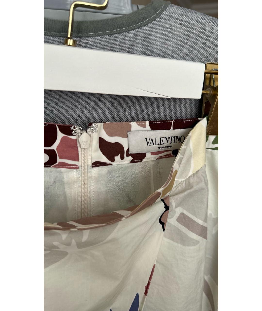 VALENTINO Хлопковая юбка миди, фото 3