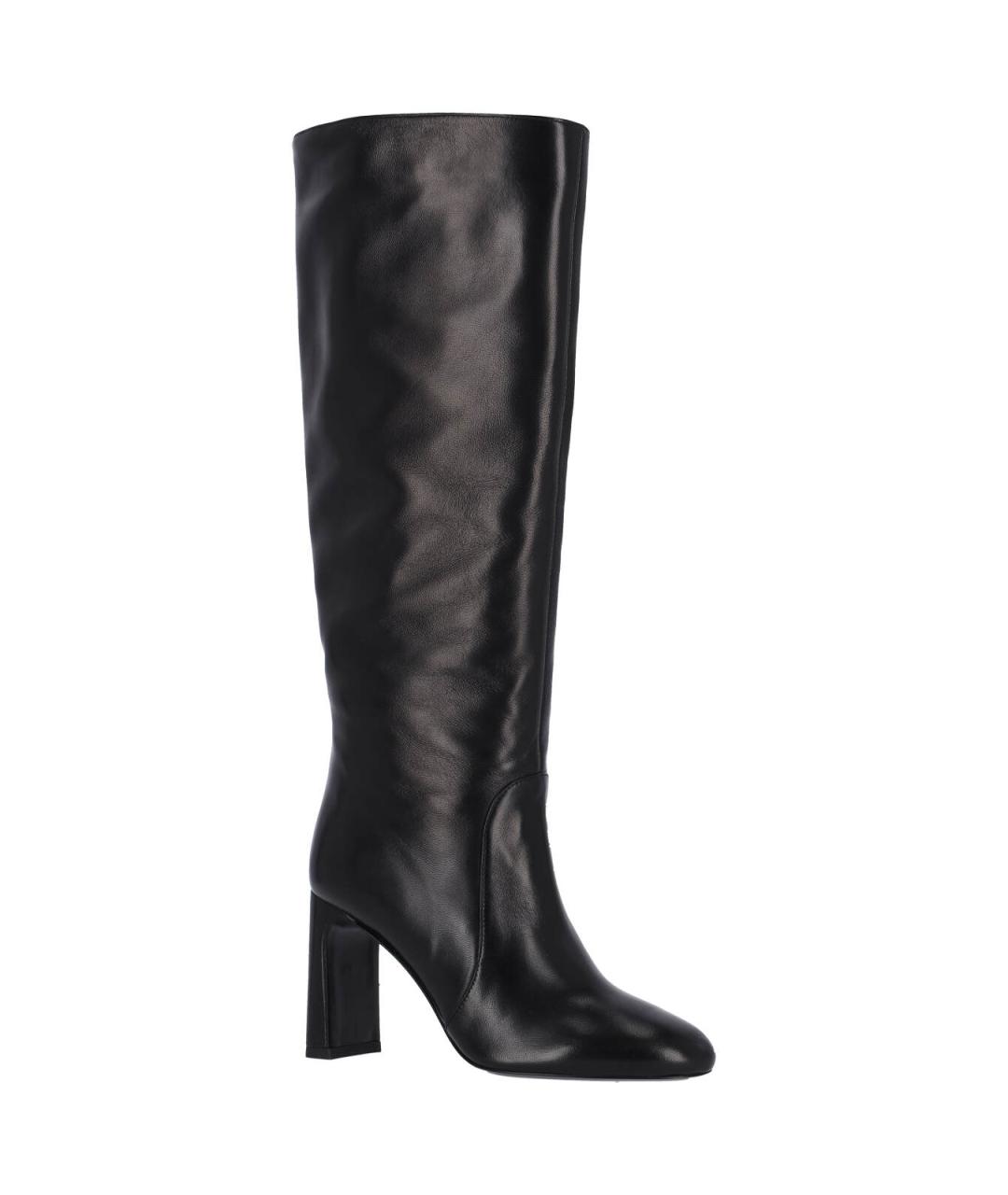 STUART WEITZMAN Черные кожаные сапоги, фото 2