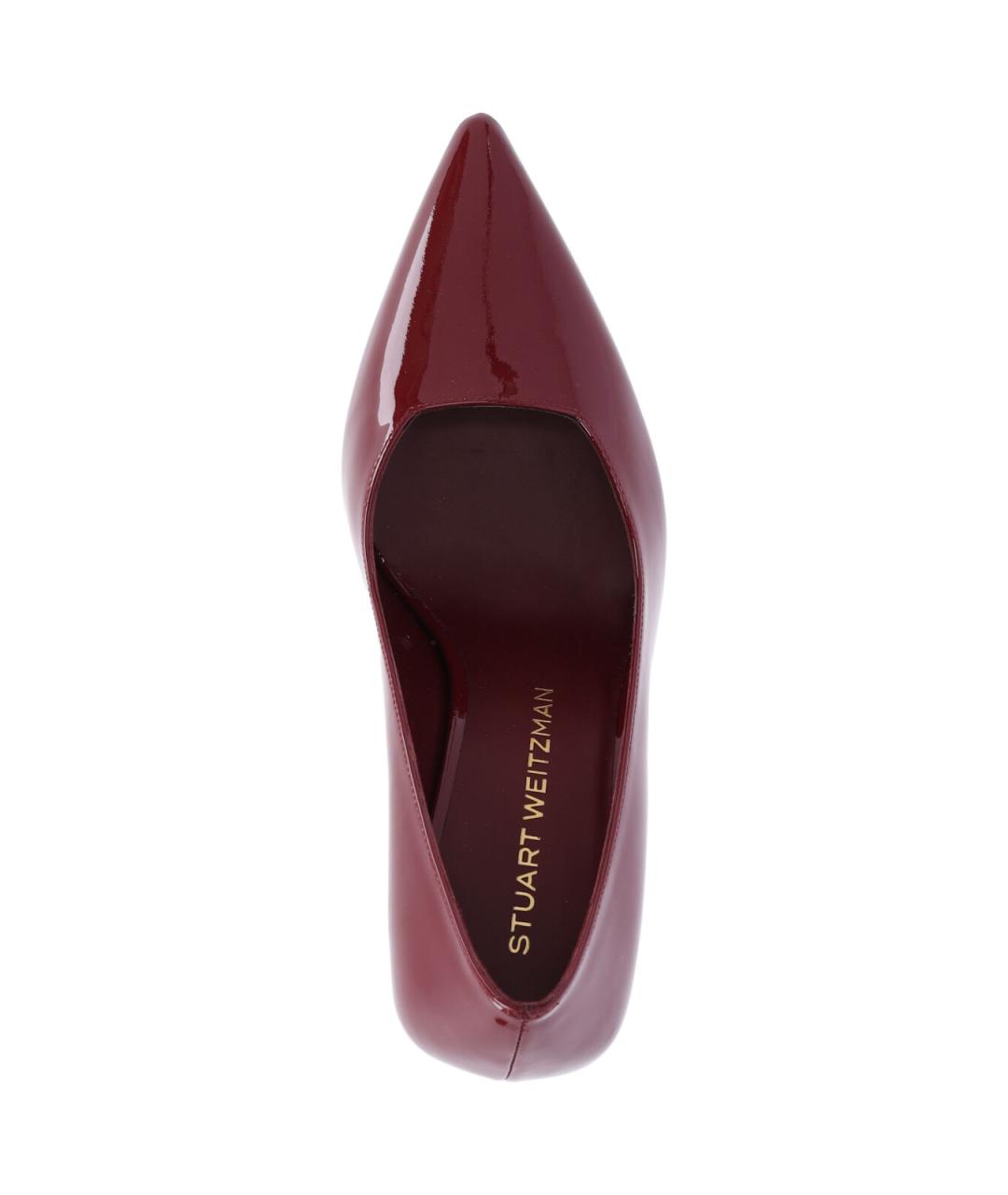 STUART WEITZMAN Красные туфли из лакированной кожи, фото 5