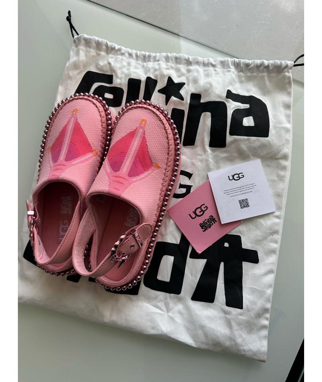 UGG AUSTRALIA Розовые сандалии, фото 7