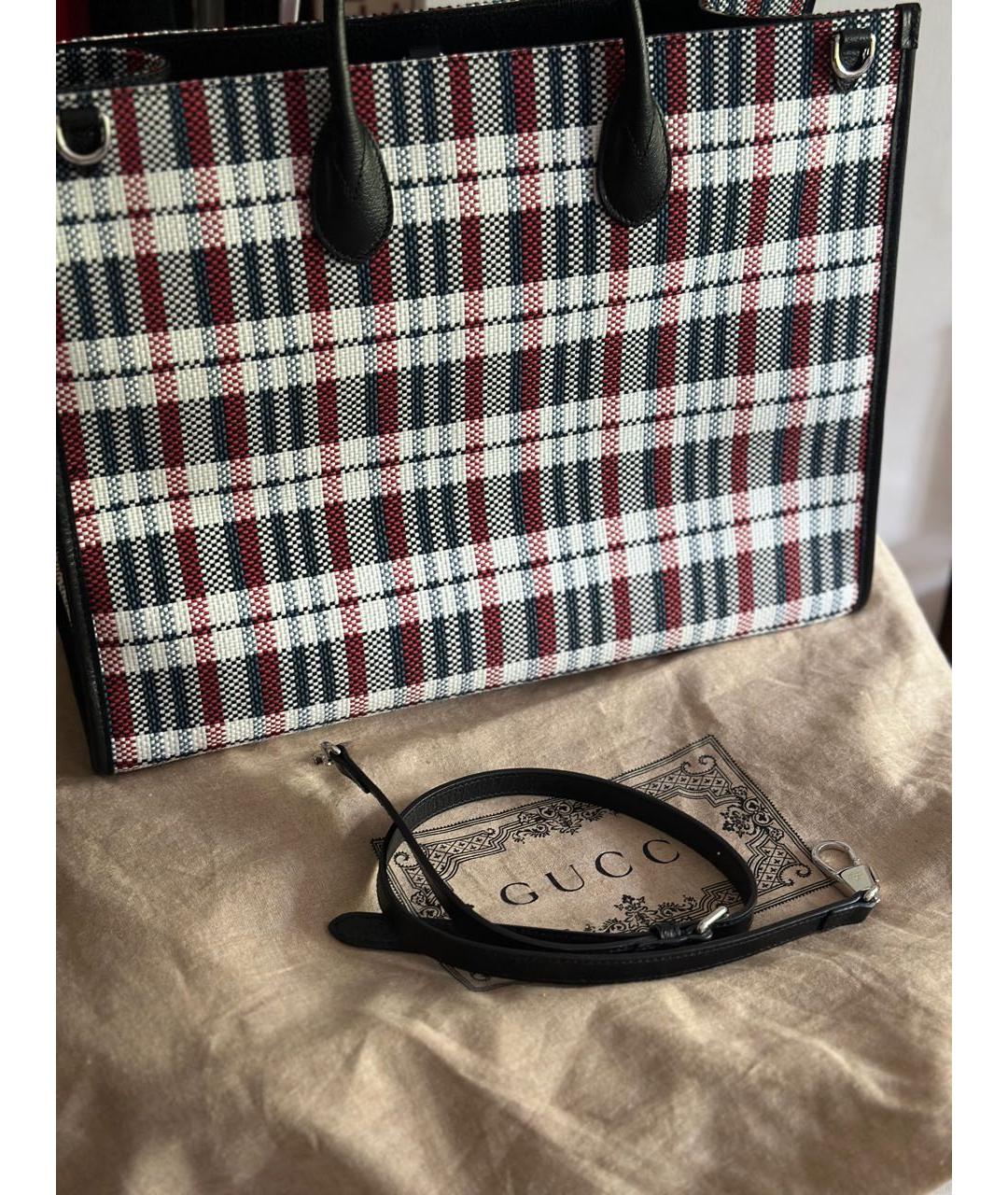 GUCCI Мульти тканевая сумка тоут, фото 3