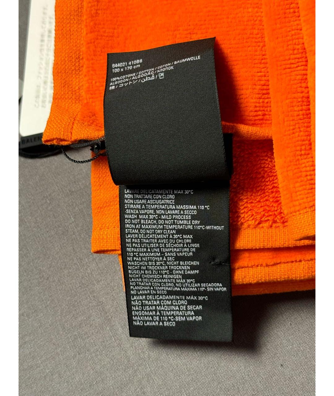 BALENCIAGA Хлопковое полотенце, фото 5