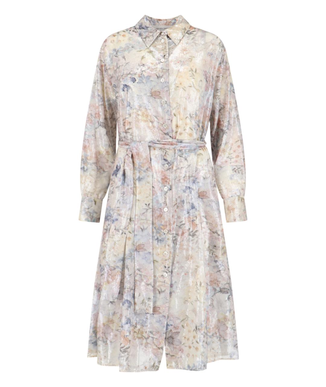 GOLDEN GOOSE DELUXE BRAND Мульти повседневное платье, фото 1