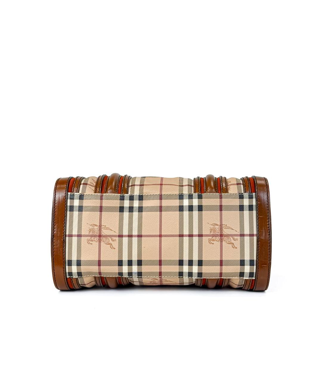 BURBERRY Бежевая сумка с короткими ручками, фото 5