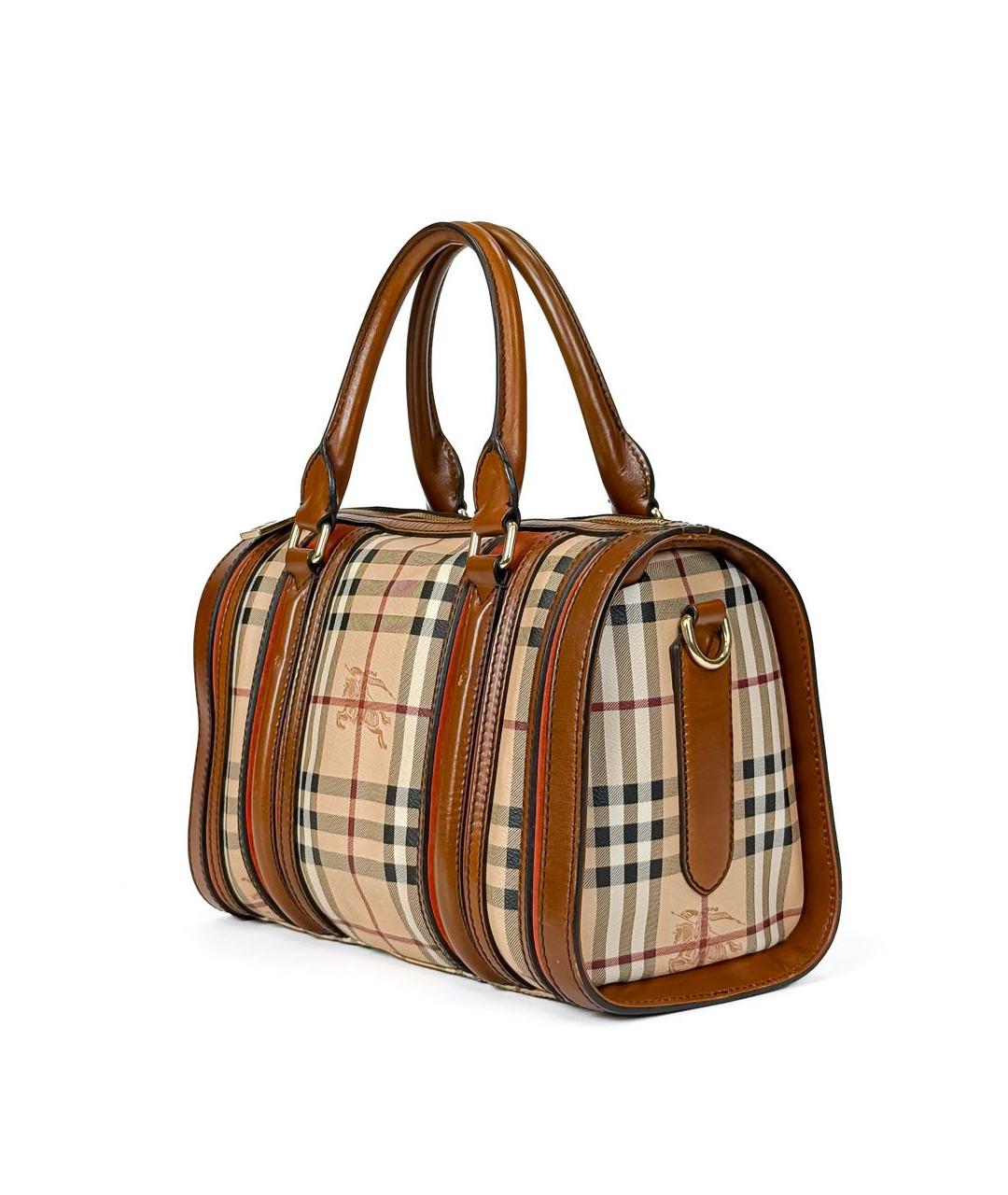 BURBERRY Бежевая сумка с короткими ручками, фото 2