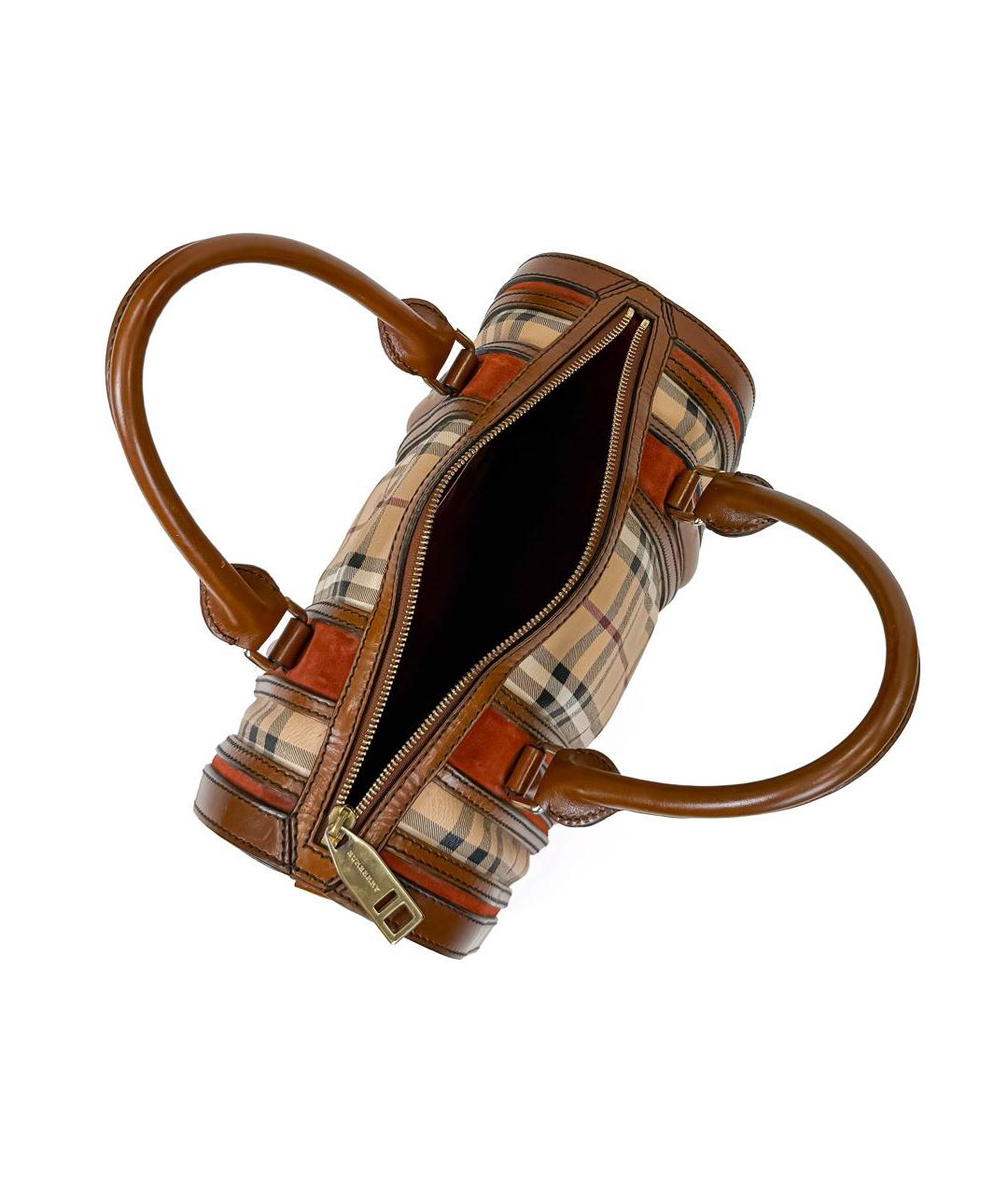 BURBERRY Бежевая сумка с короткими ручками, фото 4