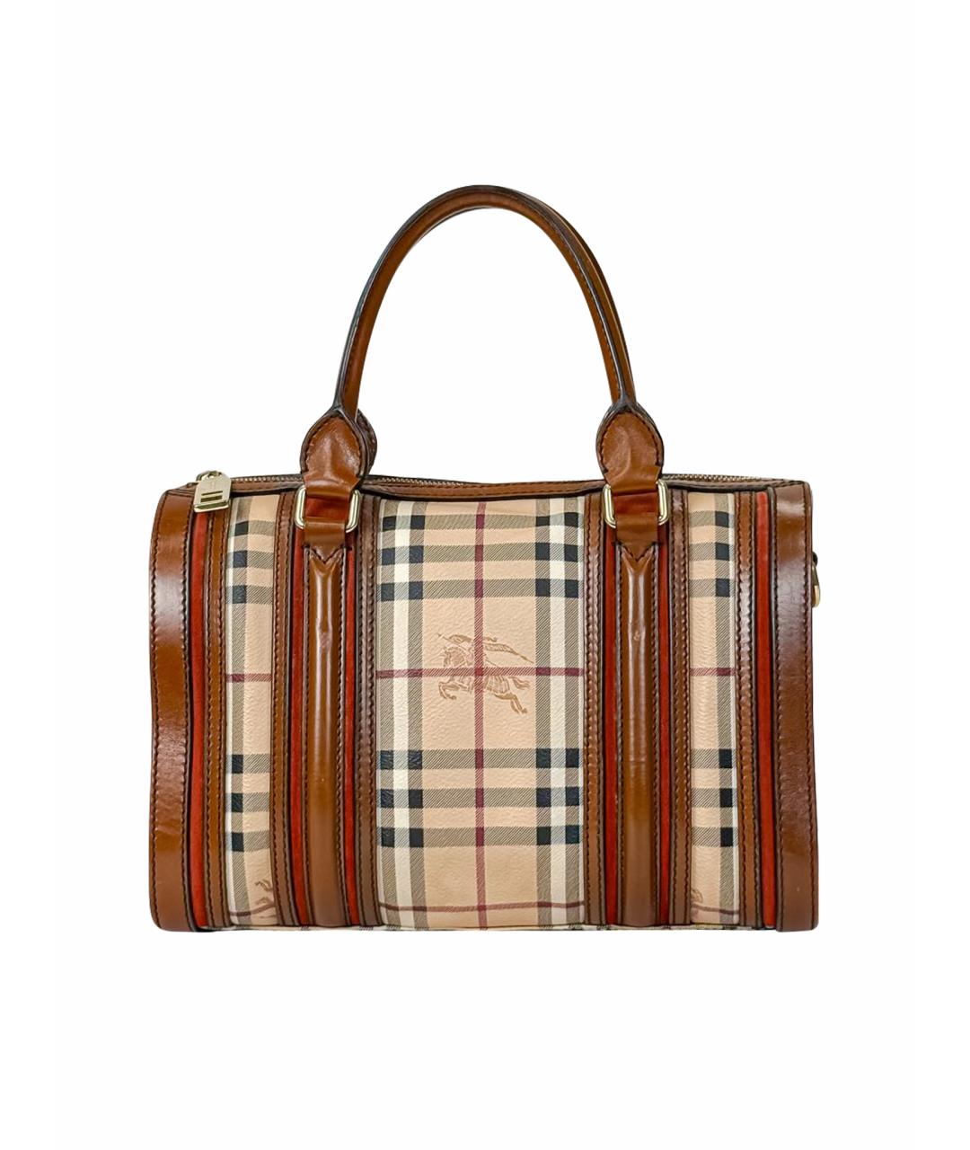 BURBERRY Бежевая сумка с короткими ручками, фото 1
