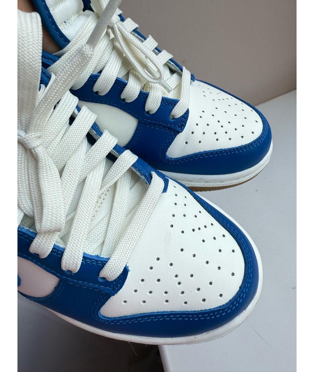 NIKE Белые кожаные кеды, фото 7