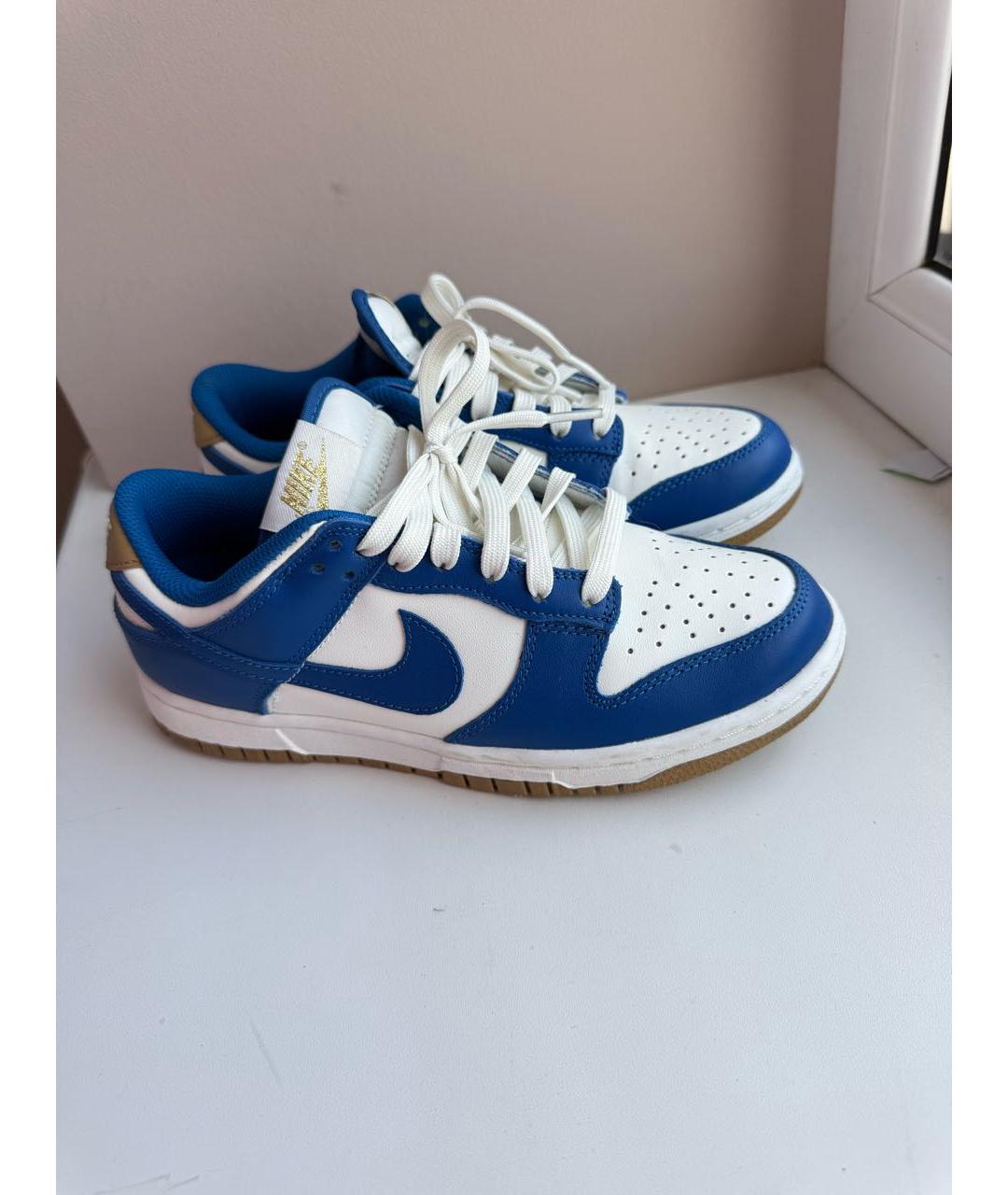 NIKE Белые кожаные кеды, фото 2