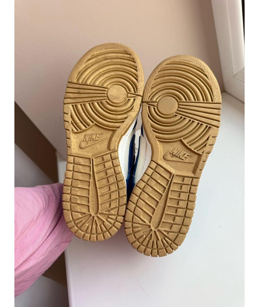 NIKE Белые кожаные кеды, фото 4