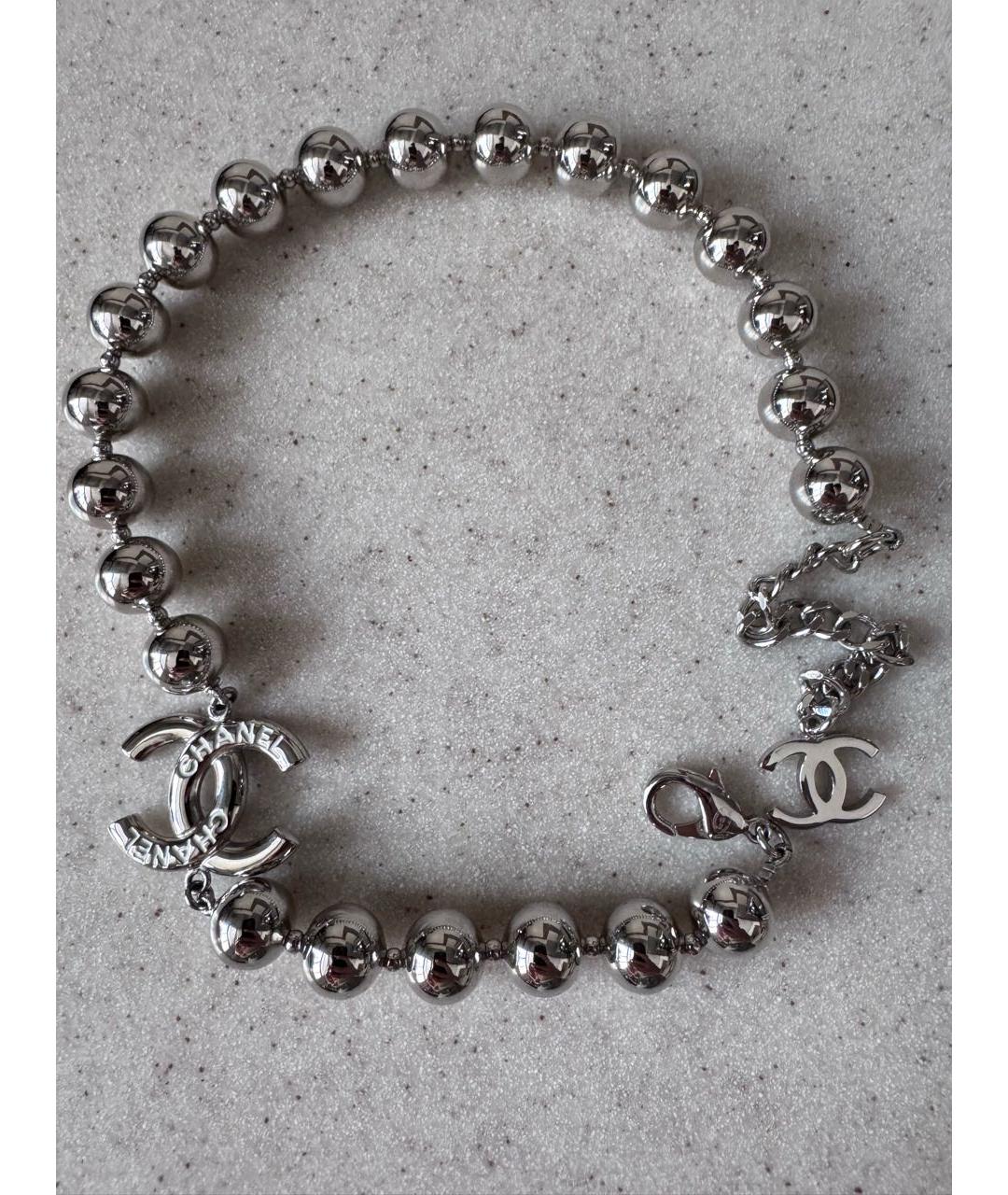 CHANEL Серебрянный чокер, фото 5
