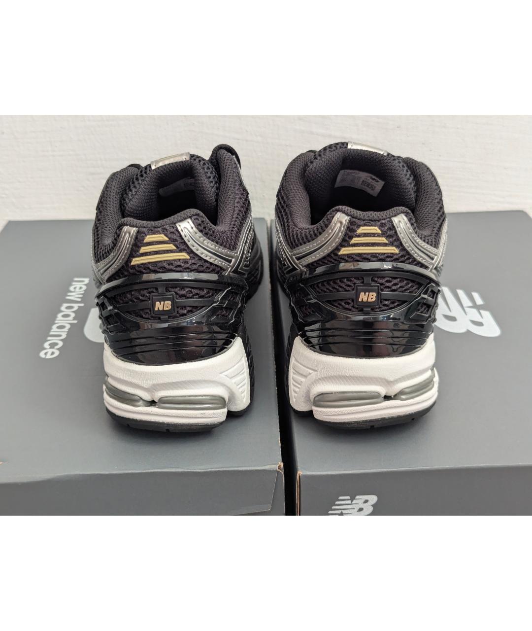 NEW BALANCE Черные текстильные низкие кроссовки / кеды, фото 4
