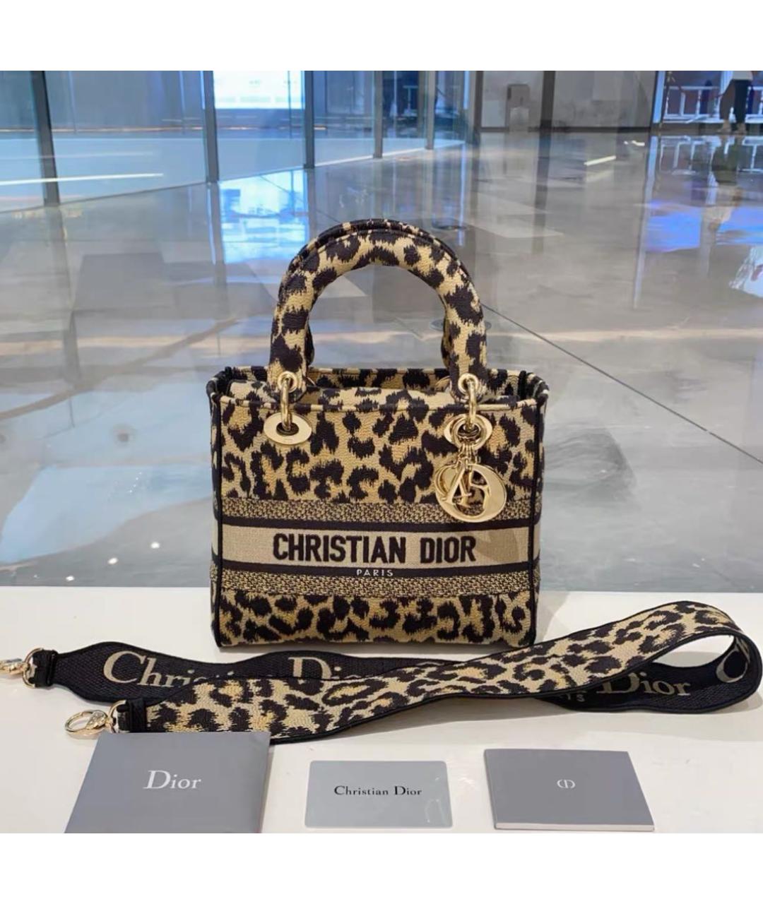CHRISTIAN DIOR Коричневая сумка с короткими ручками, фото 2