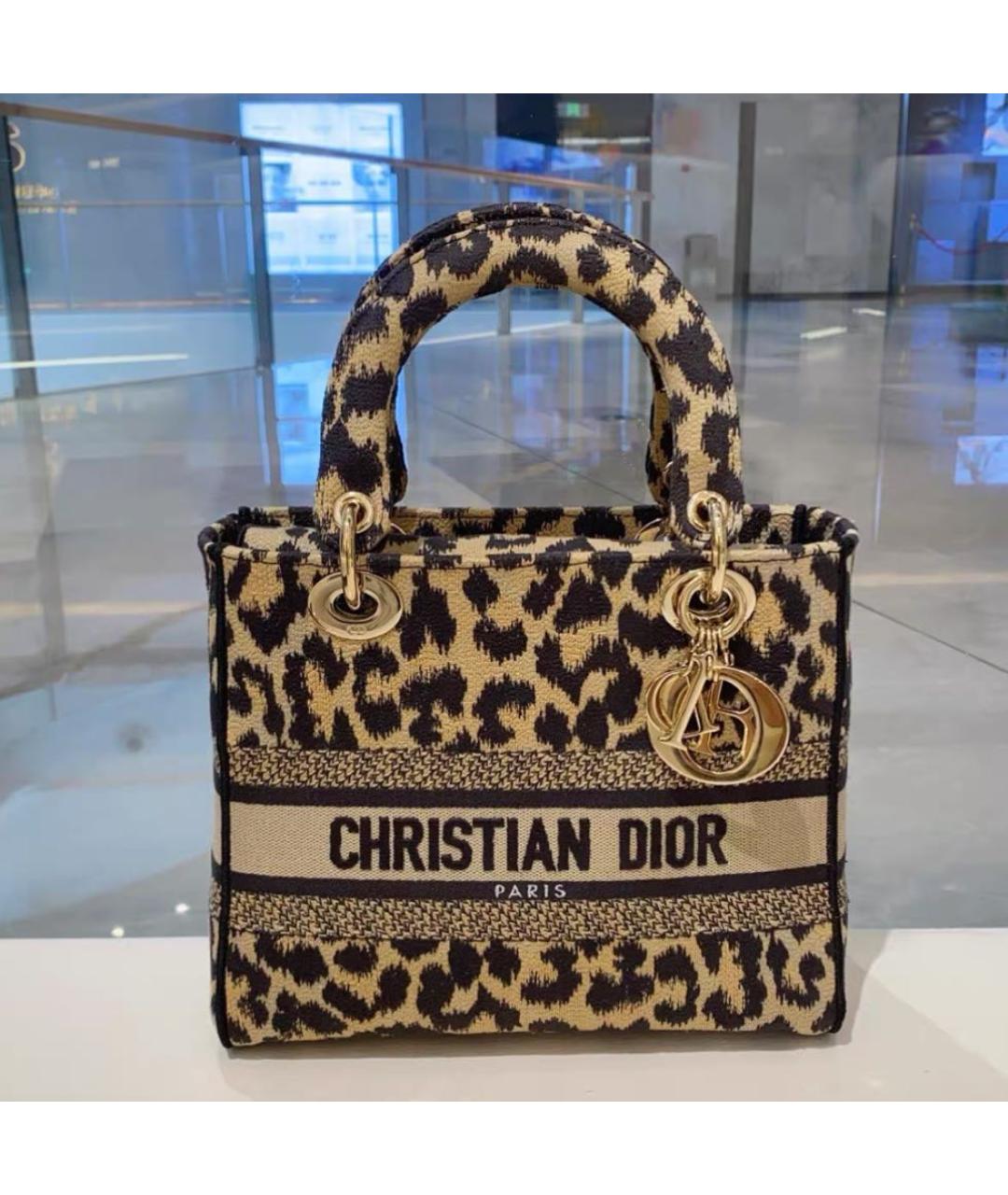 CHRISTIAN DIOR Коричневая сумка с короткими ручками, фото 3
