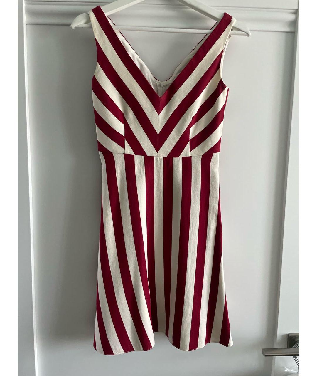 RED VALENTINO Мульти шелковое повседневное платье, фото 7