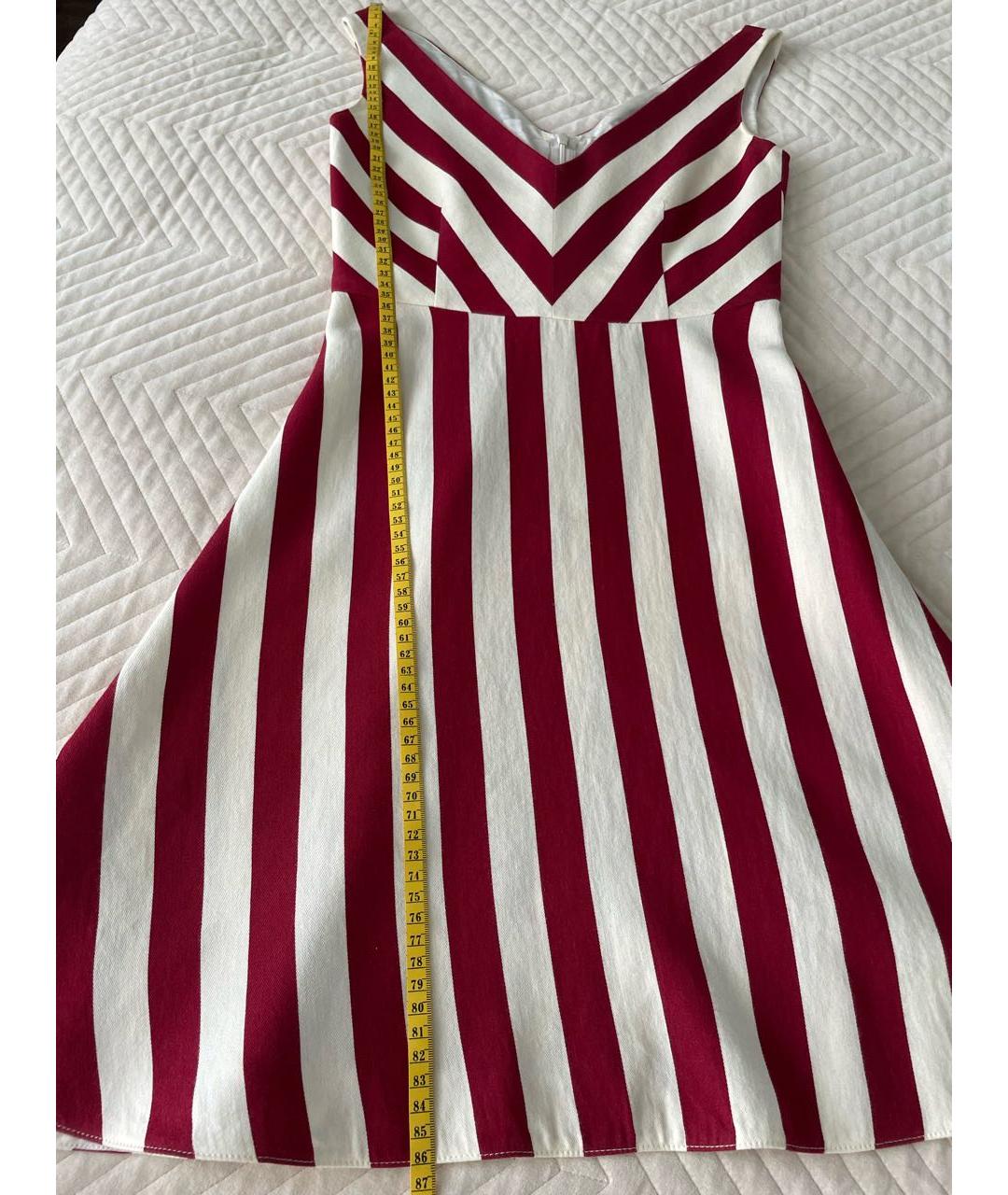 RED VALENTINO Мульти шелковое повседневное платье, фото 5