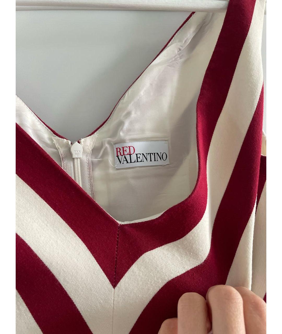 RED VALENTINO Мульти шелковое повседневное платье, фото 2