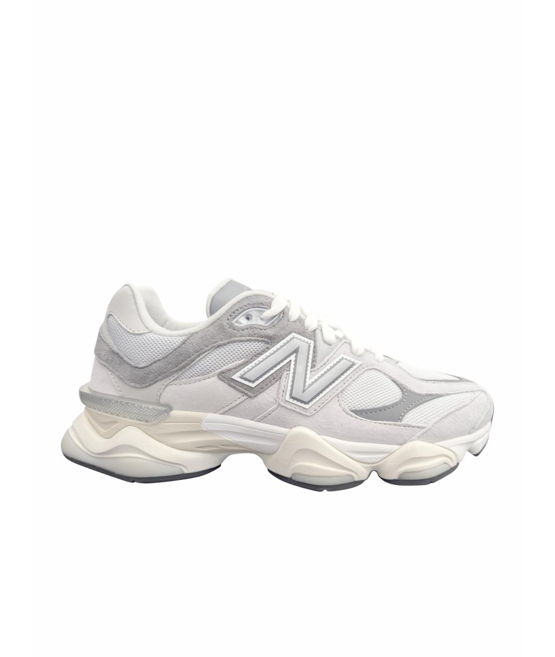 NEW BALANCE Серые замшевые низкие кроссовки / кеды, фото 1