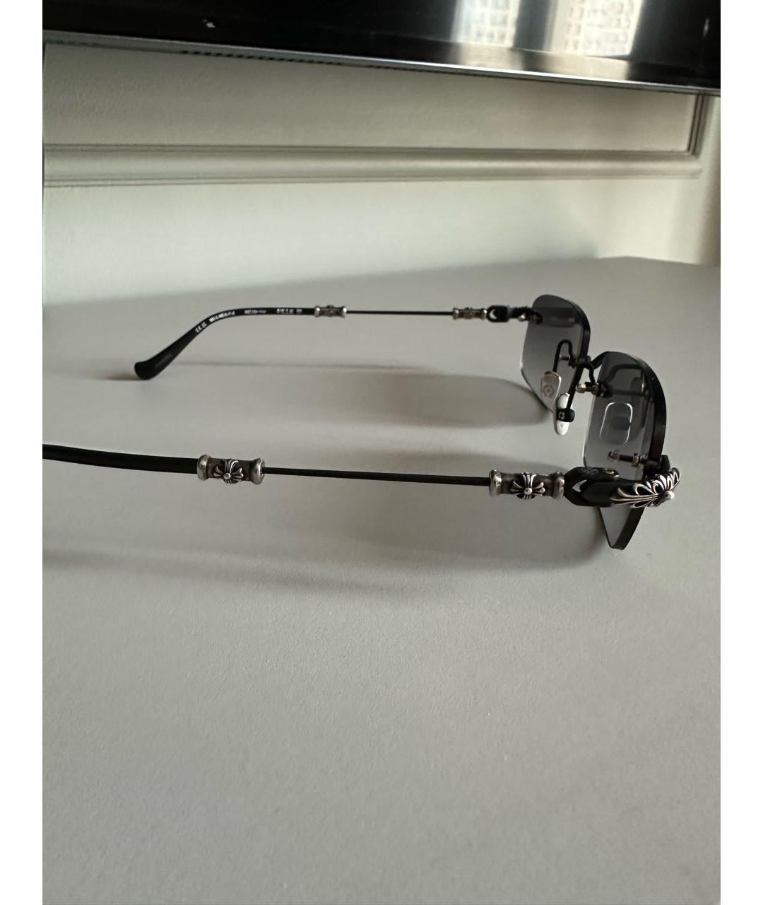 CHROME HEARTS Антрацитовые солнцезащитные очки, фото 3