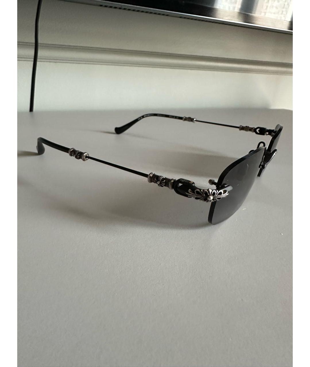 CHROME HEARTS Антрацитовые солнцезащитные очки, фото 2