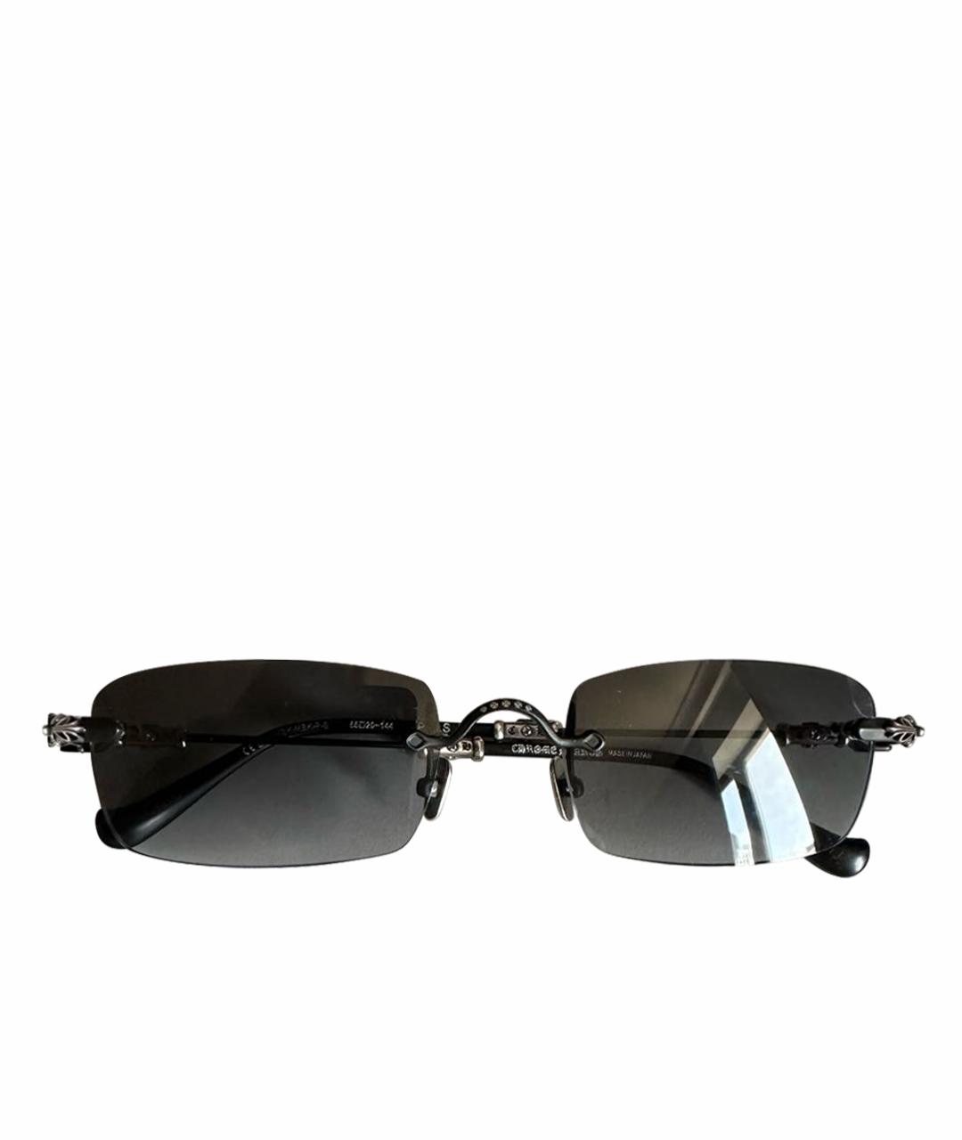 CHROME HEARTS Антрацитовые солнцезащитные очки, фото 1