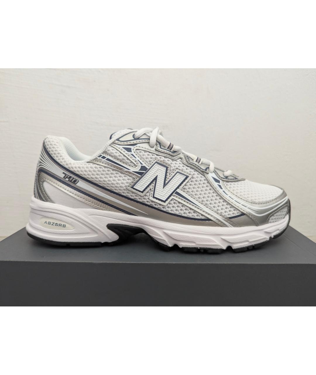 NEW BALANCE Белые текстильные низкие кроссовки / кеды, фото 6