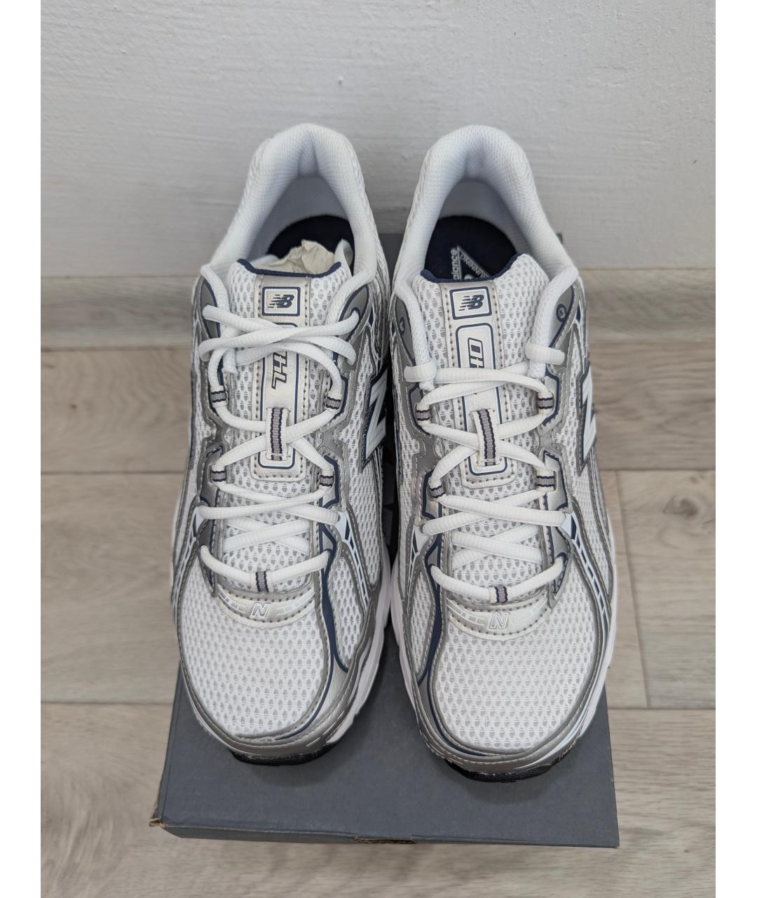 NEW BALANCE Белые текстильные низкие кроссовки / кеды, фото 2