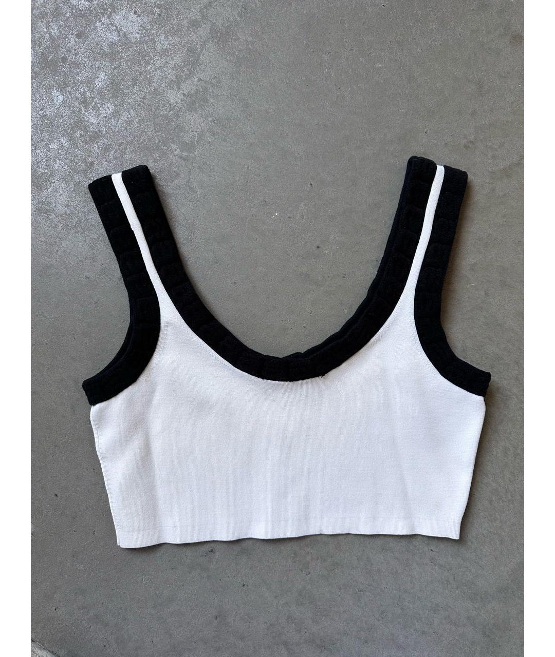 ALEXANDER WANG Белая хлопковая майка, фото 5