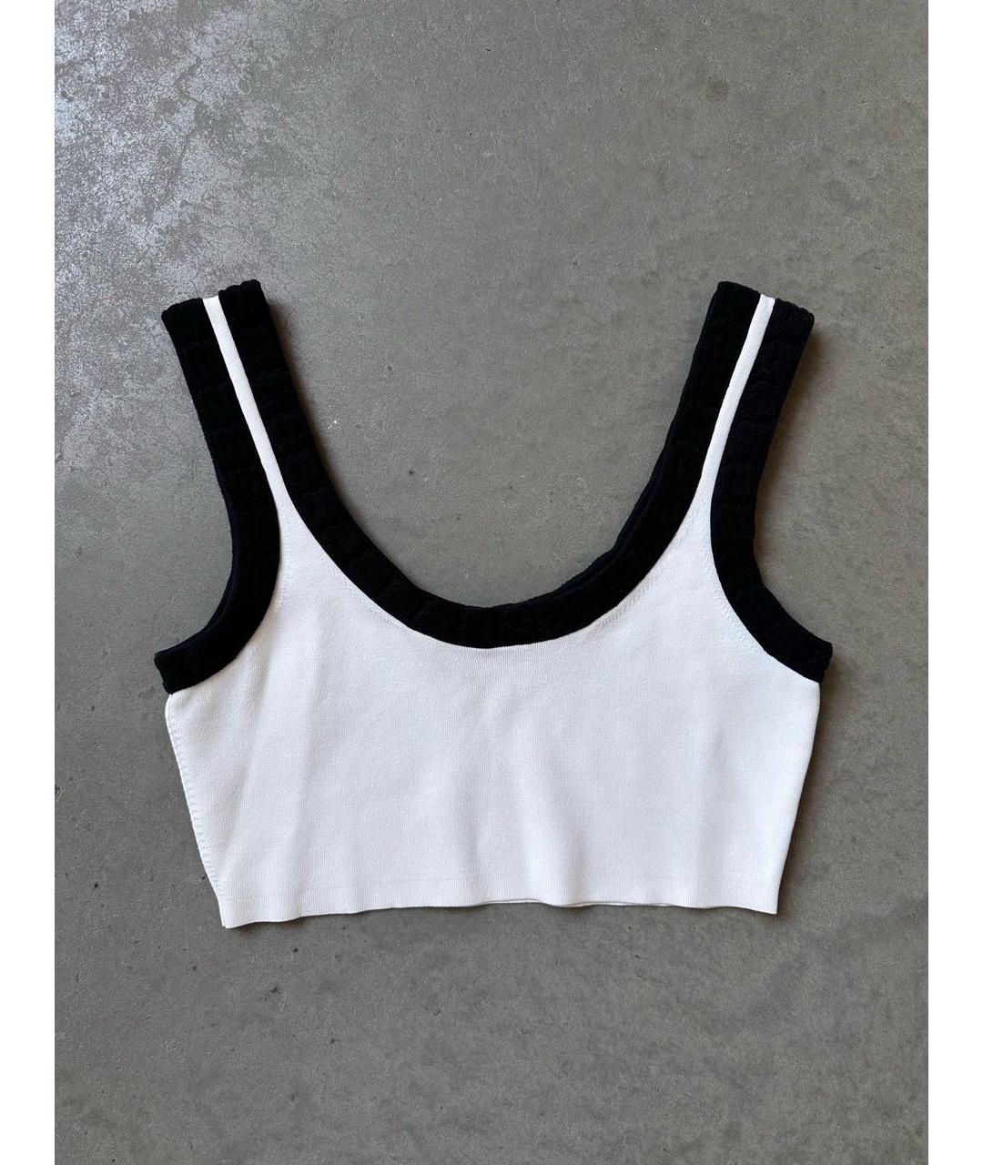 ALEXANDER WANG Белая хлопковая майка, фото 2