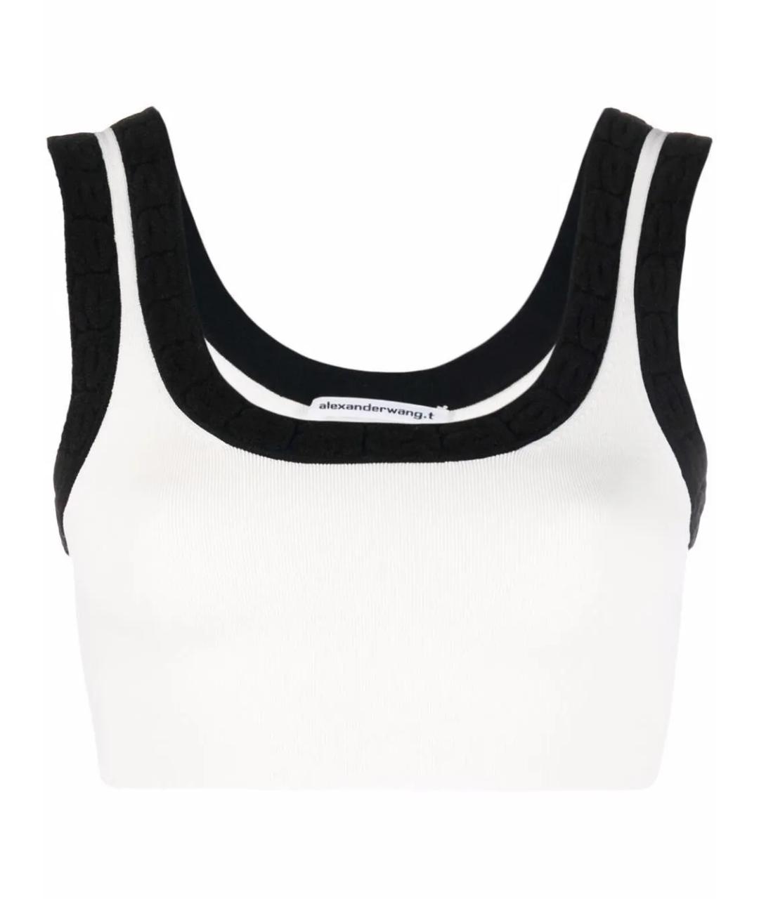 ALEXANDER WANG Белая хлопковая майка, фото 1