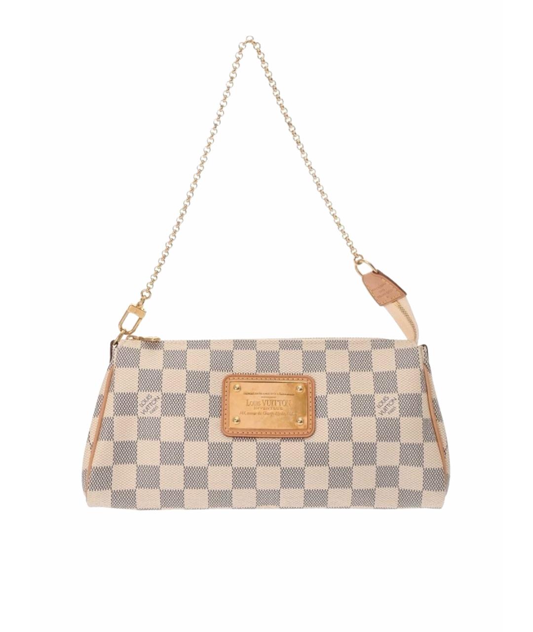 LOUIS VUITTON Бежевая кожаная сумка с короткими ручками, фото 1