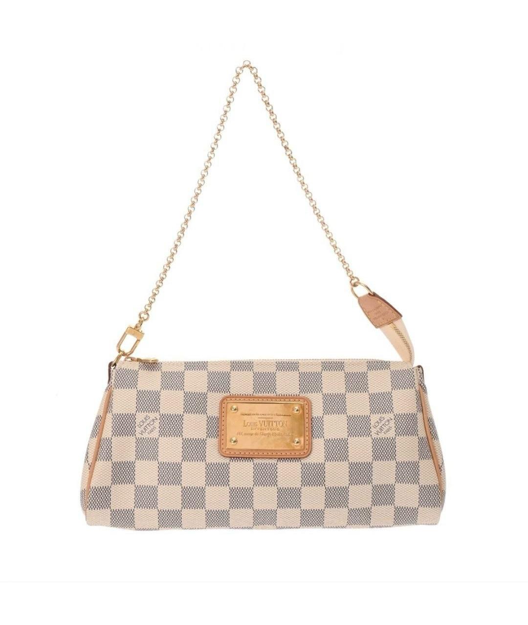LOUIS VUITTON Бежевая кожаная сумка с короткими ручками, фото 9