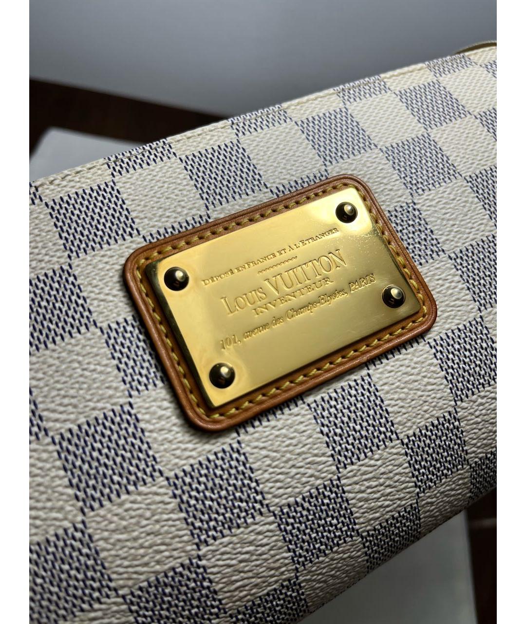 LOUIS VUITTON Бежевая кожаная сумка с короткими ручками, фото 6