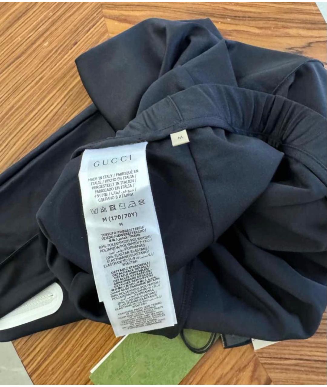 GUCCI Черный костюм с брюками, фото 3