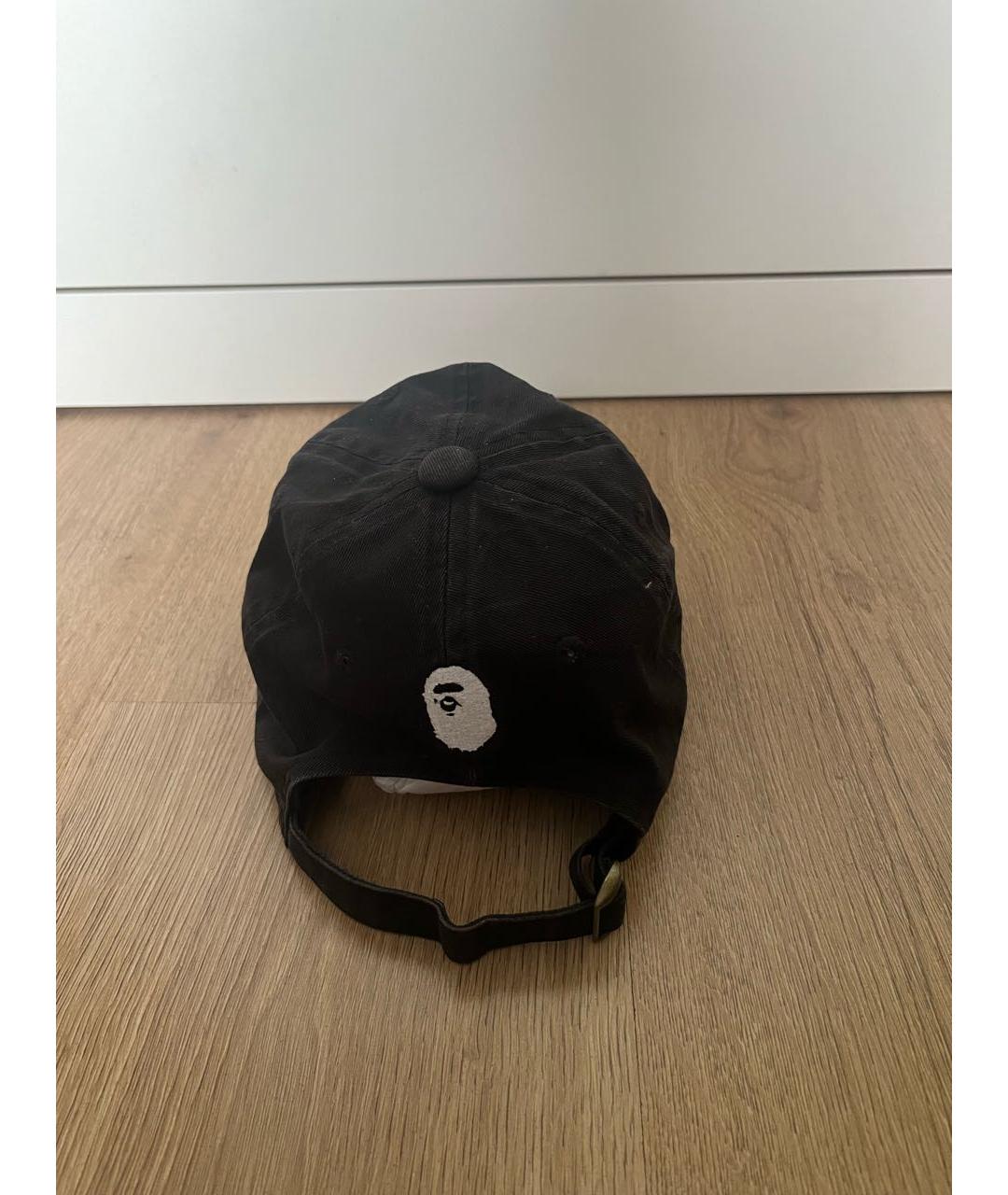 A BATHING APE Черная хлопковая кепка/бейсболка, фото 2