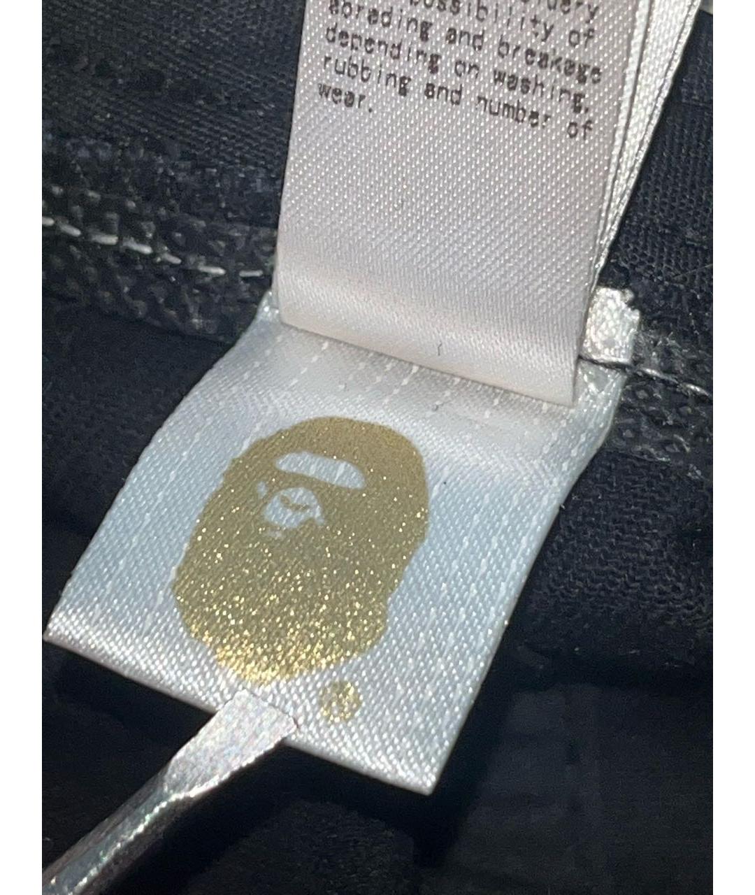 A BATHING APE Черная хлопковая кепка/бейсболка, фото 8
