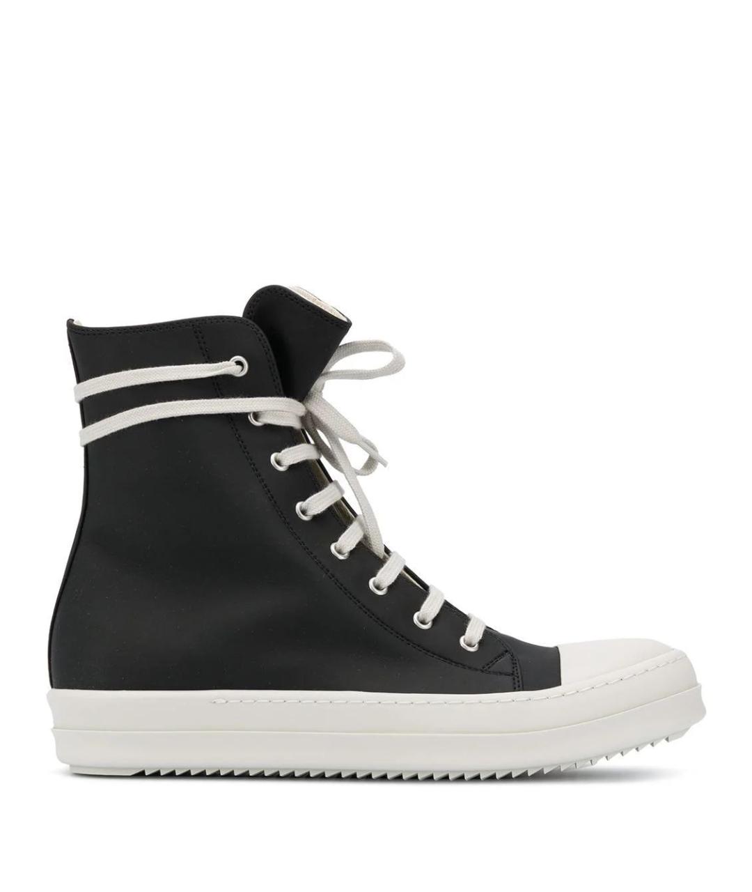 RICK OWENS DRKSHDW Черные текстильные кроссовки, фото 1