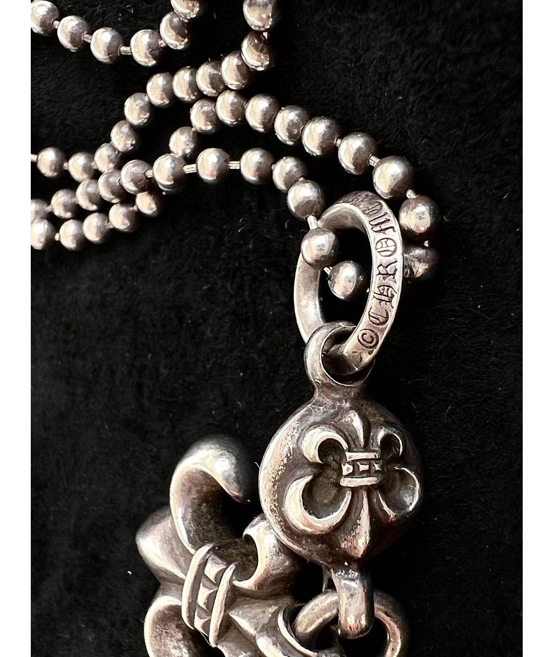 CHROME HEARTS Серебряная серебряная цепочка/подвеска, фото 4